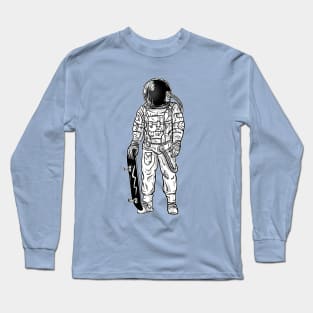 Skateboard Astronaut Long Sleeve T-Shirt